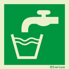 Drinking water sign - S 03 19