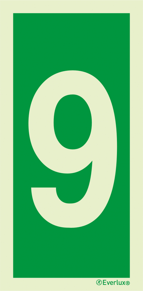 Number 9 - IMO sign | IMPA 33.4209 - S 04 09