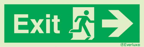 Exit sign - progress to the right | IMPA 33.4405 - S 04 35