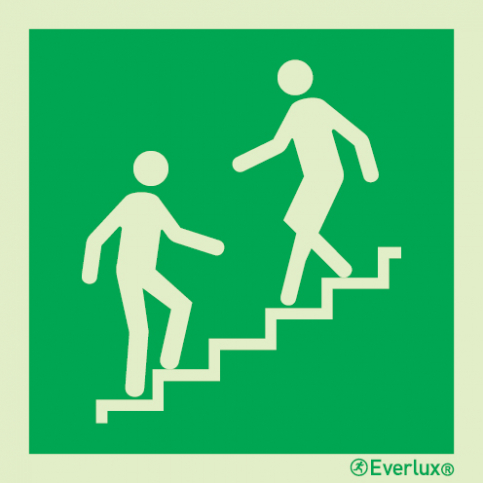 Escape Route Stairwell sign - S 04 67