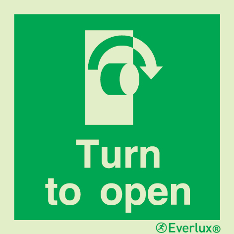 Turn clockwise to open - S 05 32