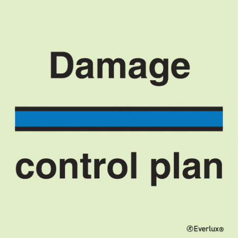 Damage control plan sign - S 15 01