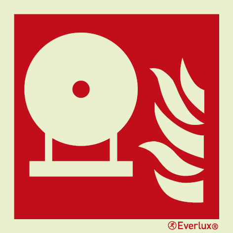 Fixed fire extinguishing bottle sign - S 16 96