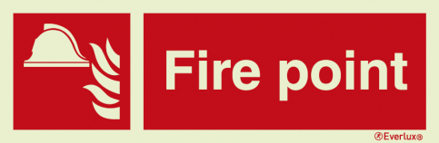 Fire point sign | IMPA 33.6147 - S 19 13
