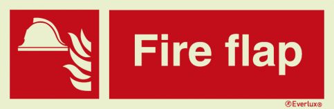 Fire flap sign | IMPA 33.6160 - S 19 26