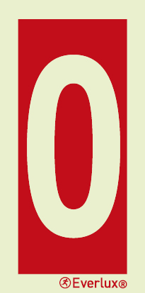 Number 0 - sign - S 19 70