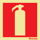 Fire extinguisher LLL sign - S 20 57