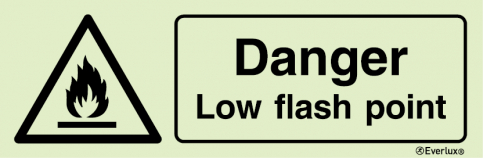 Danger low flash point sign | IMPA 33.7636 - S 31 71