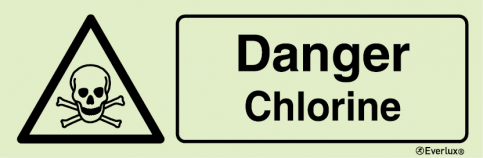 Danger chlorine sign | IMPA 33.7601 - S 31 73