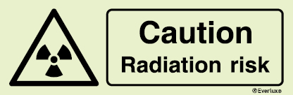Caution radiation risk sign | IMPA 33.7660 - S 31 82