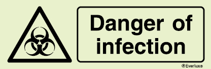 Danger of infection sign | IMPA 33.7681 - S 31 85