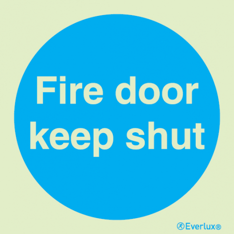 Fire door keep shut sign | IMPA 33.5814 - S 34 14