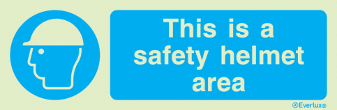 This is a safety helmet area sign | IMPA 33.5733 - S 35 52