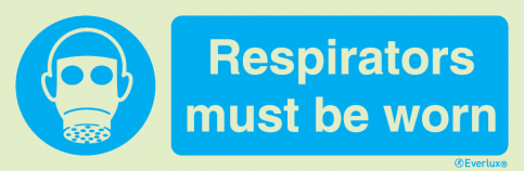 Respirators must be worn sign - S 35 56