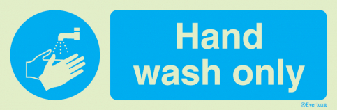 Hand wash only sign | IMPA 33.5737 - S 36 42