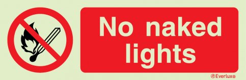 No naked lights sign | IMPA 33.8536 - S 38 55