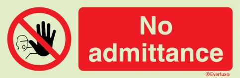 No admittance sign | IMPA 33.8549 - S 38 63