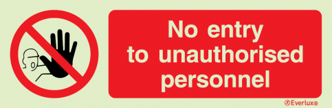 No entry to unauthorised personnel | IMPA 33.8544 - S 38 66