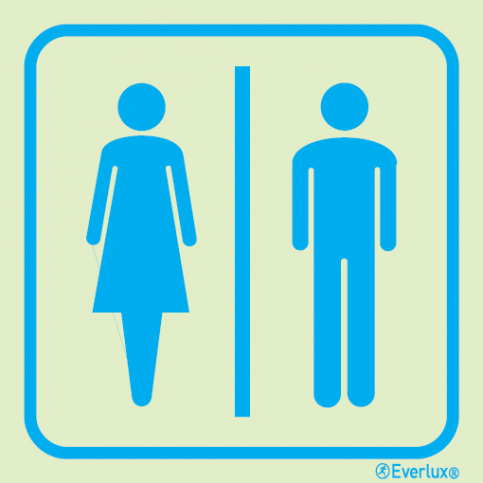 Toilets (general) sign | IMPA 33.2408 - S 42 58