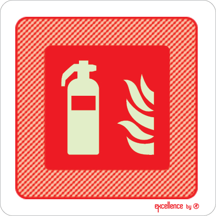 Fire extinguisher sign - Excellence by Everlux - S 43 18