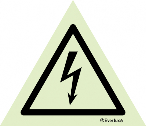 Electrical hazard safety sign - S 44 32
