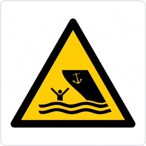 Boating area - warning sign - S 45 51