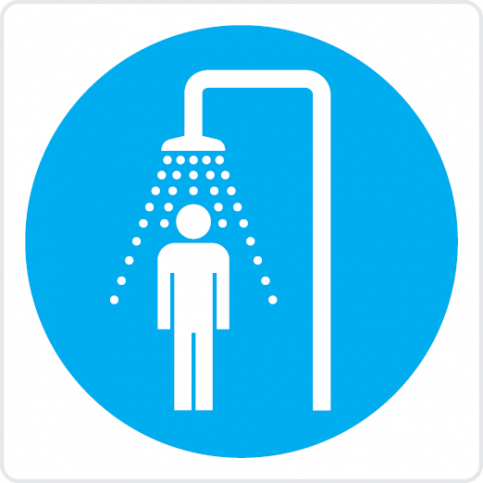 Shower before entering the water - mandatory sign - S 45 82