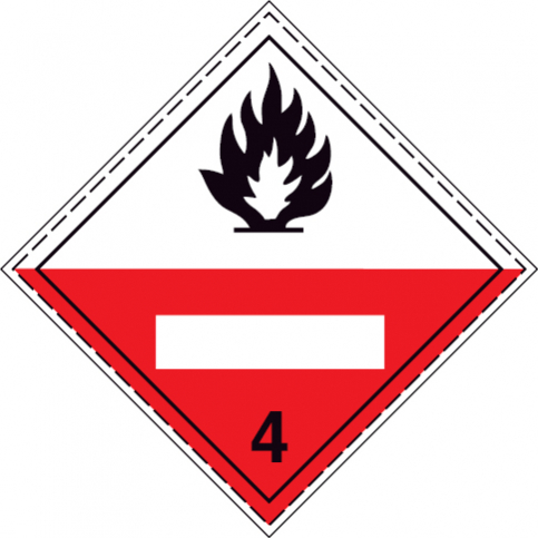 Substances liable to spontaneous combustion Class 4.2 - UN numbers display| IMPA 33.2236 - S 56 52