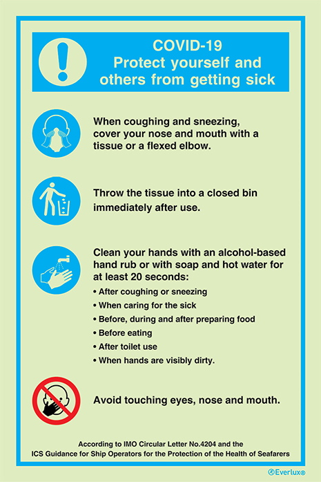 COVID-19 safety procedures to protect yourself and others from getting sick - SC 004