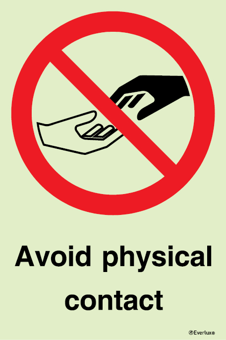 Avoid physical contact - SC 103